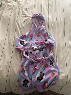 Disney Girls Lavender Princess Hooded One-Piece